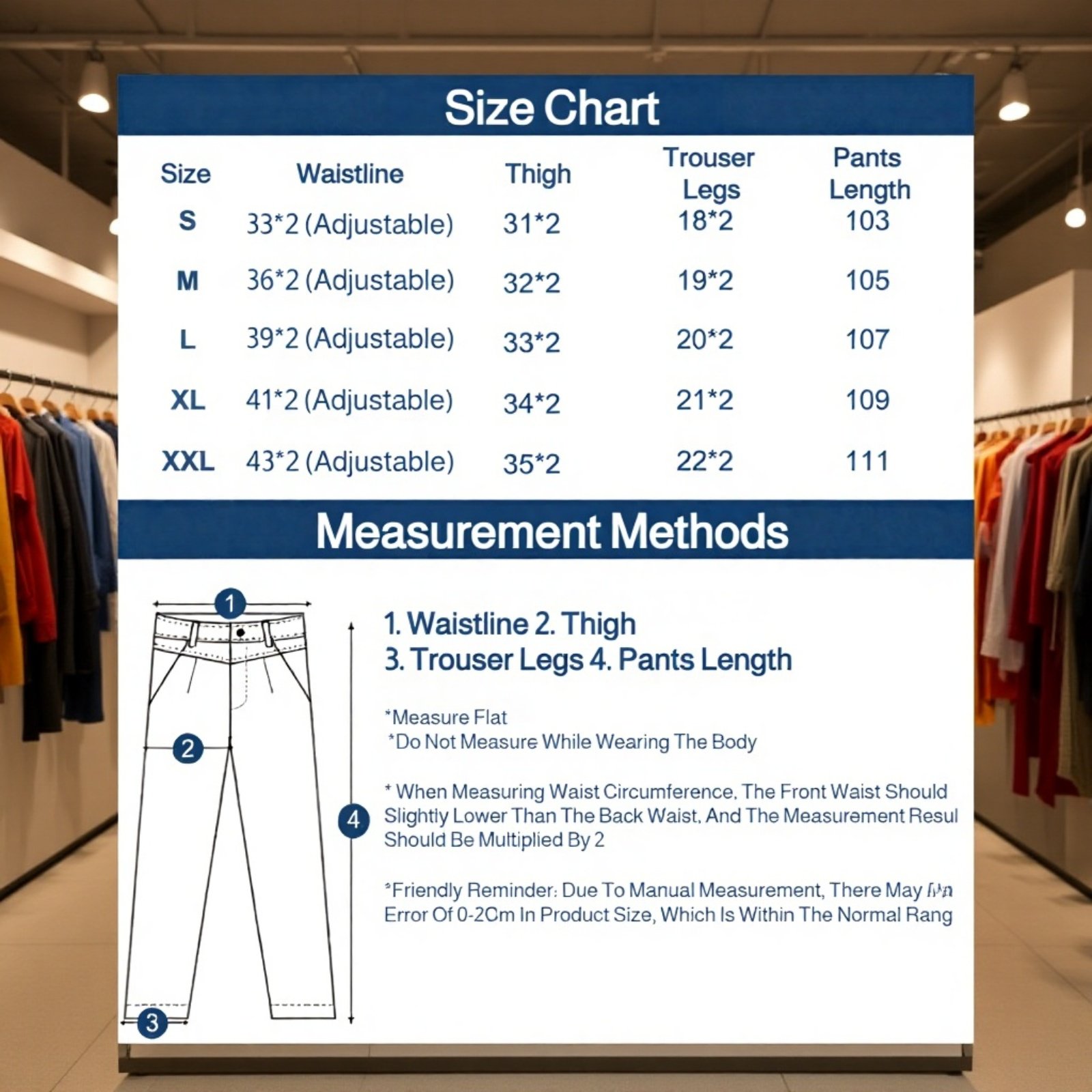 Front view of Basic Solid Color Thick Sports Casual Pants