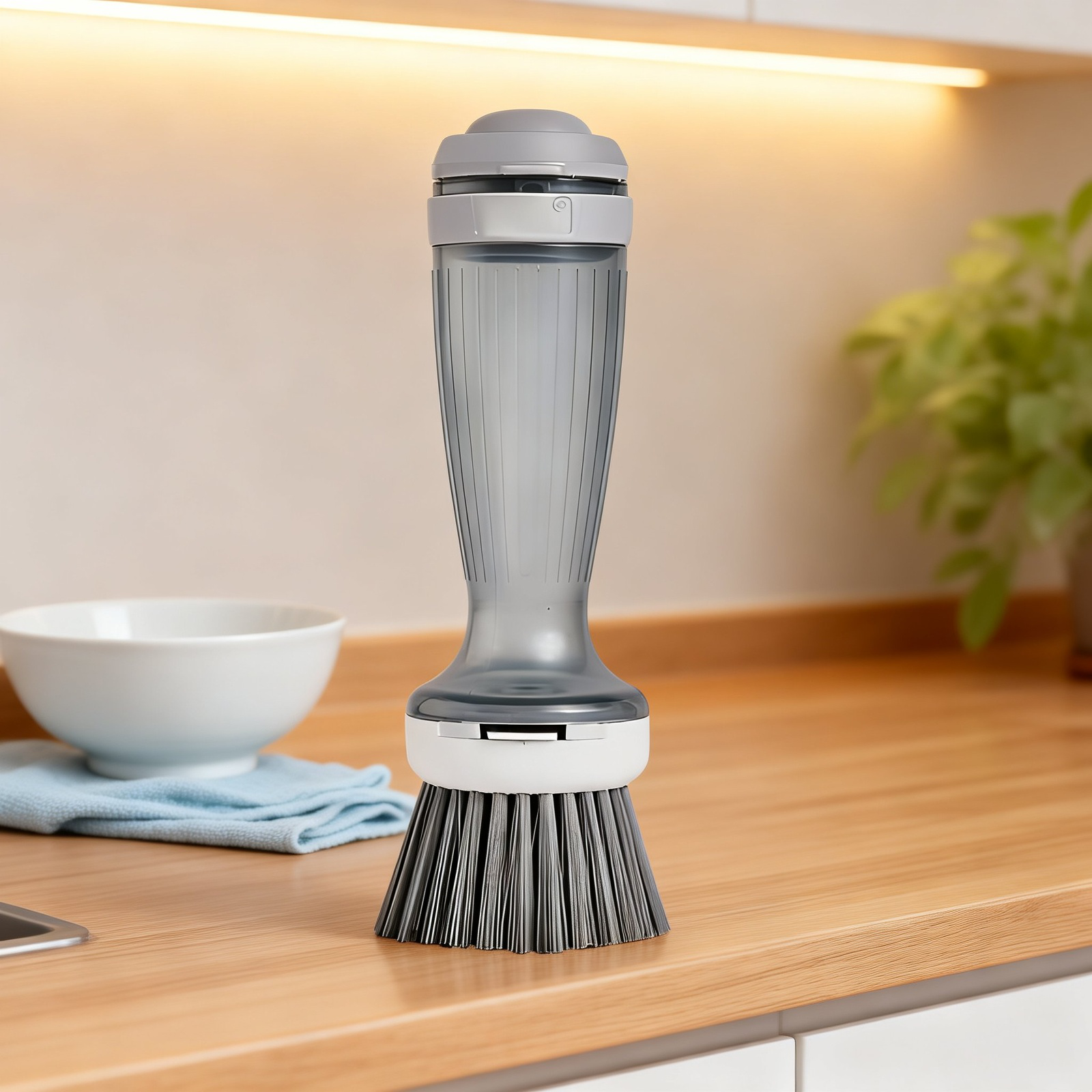 詰め替え式液体キッチン用たわし