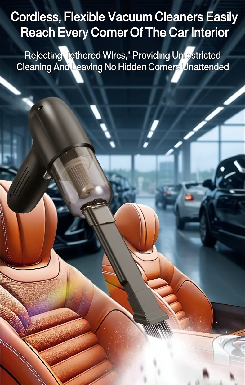 Lightweight car vacuum cleaner for easy storage