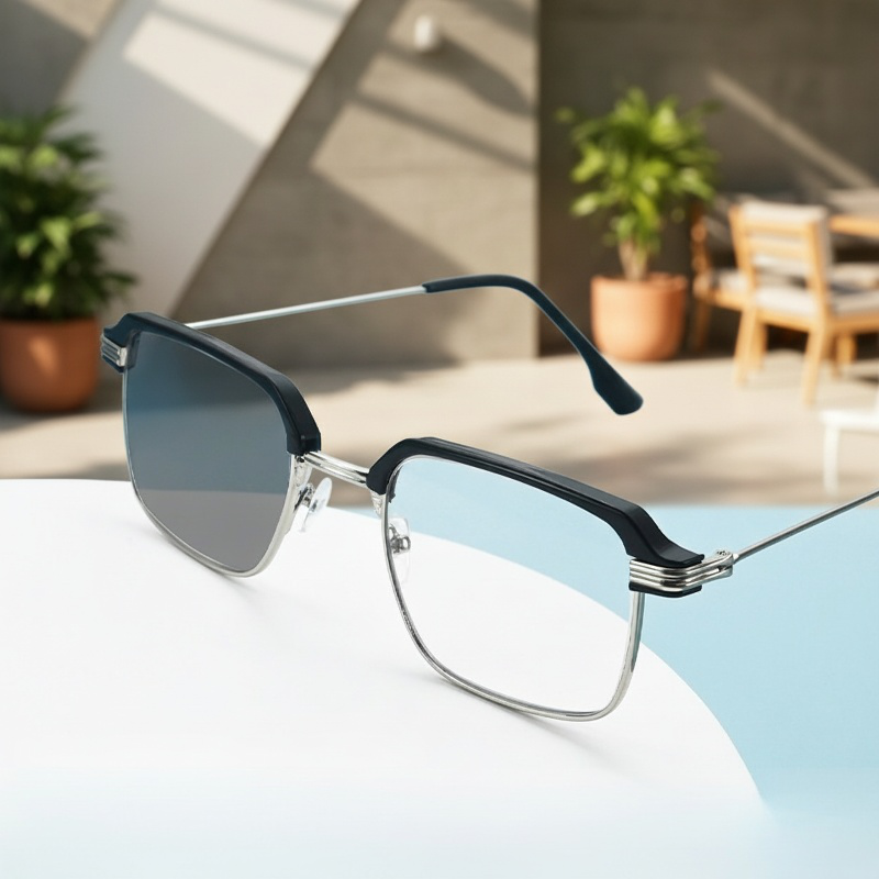 Lunettes de lecture tendance à verres photochromiques ajustables – Accessoire