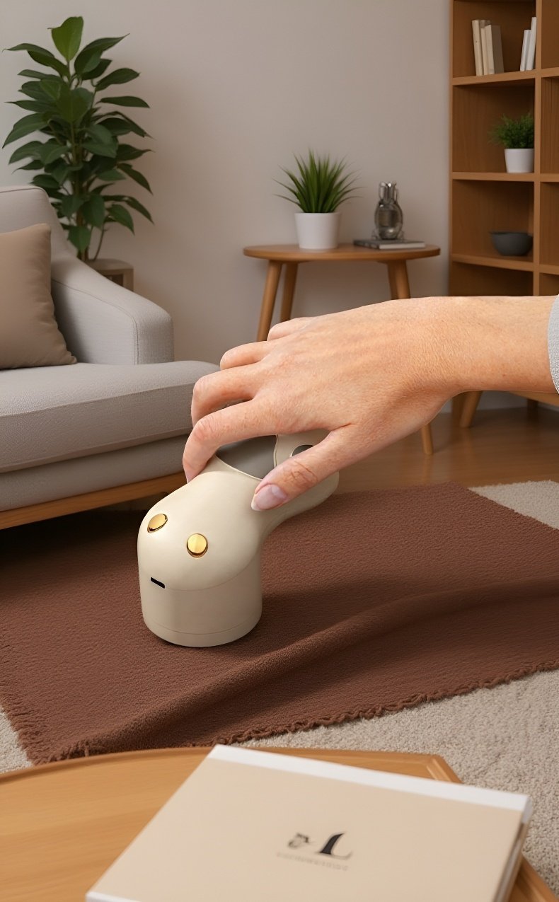 USB充電式毛玉取り器の充電ポート詳細