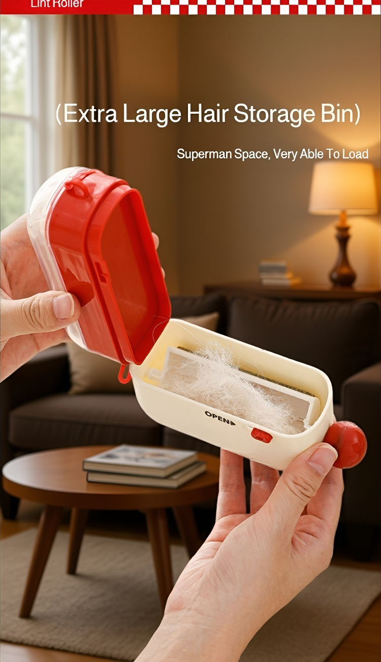 Pet hair remover roller for everyday use