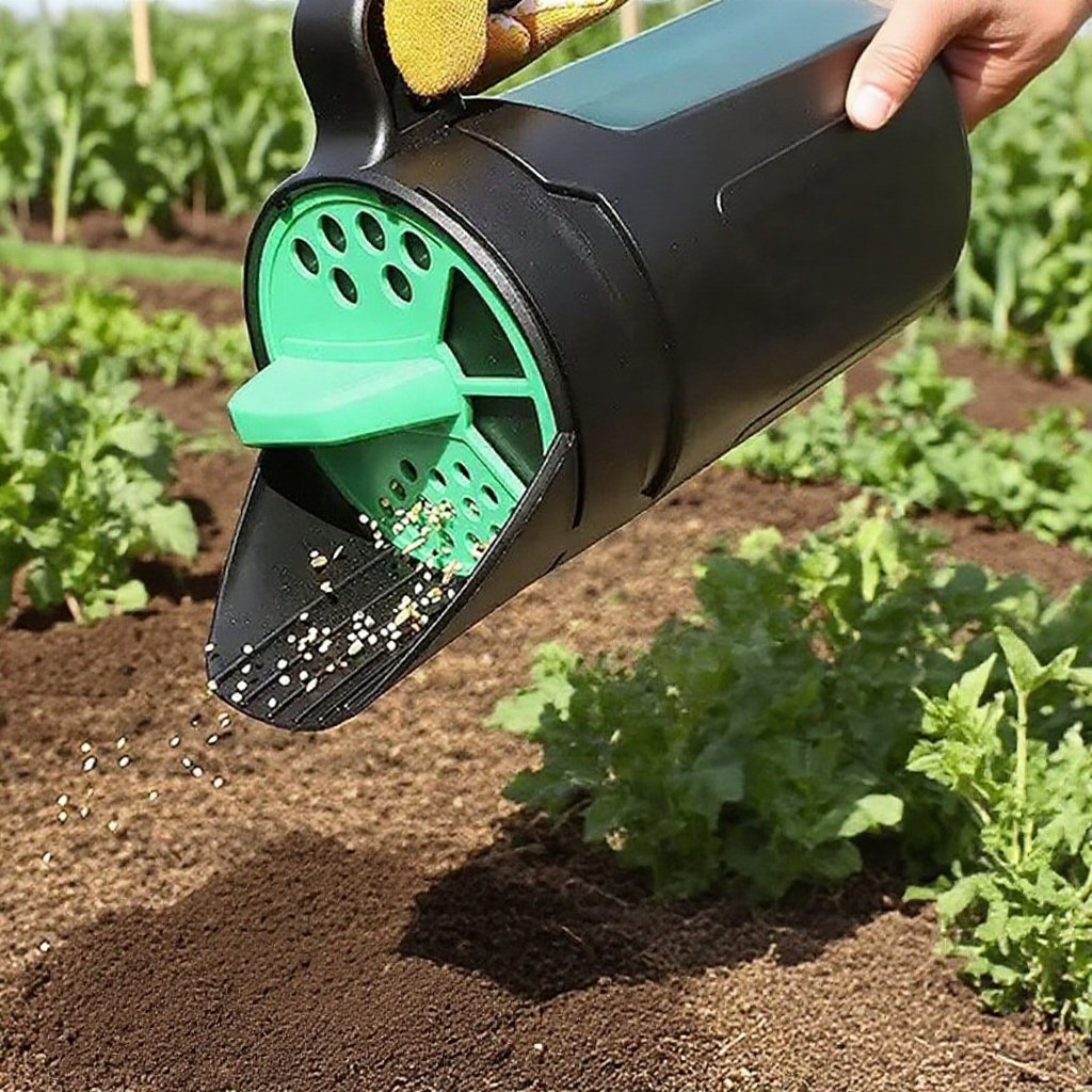 Garten Aussaattopf 2,5L mit Aussaatschaufel für Gemüse und Rasen