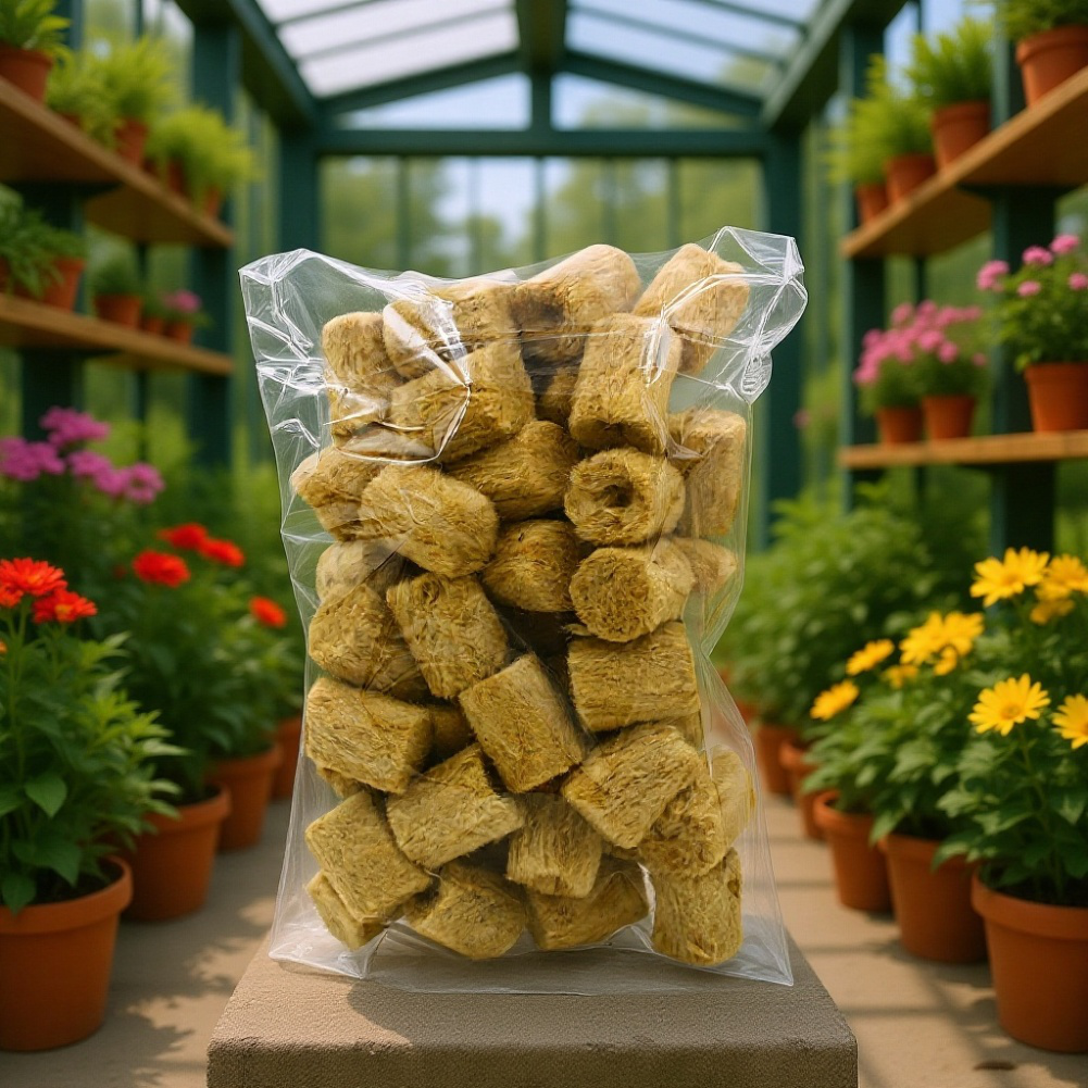 養殖苗用の円筒形綿プラグ