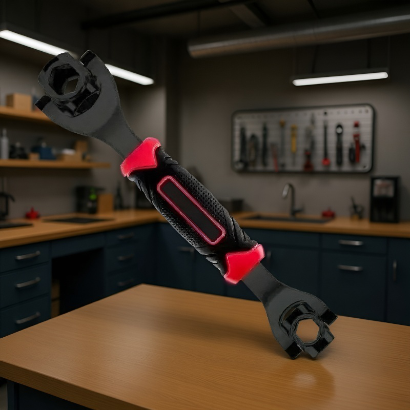 Spezialstahl 8-in-1 Chrom-Steckschlüssel für Heimwerker