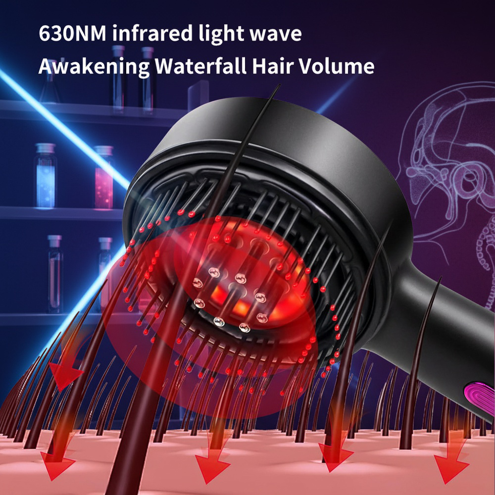 Microcurrent Red Light Electric Massage Hair Growth Comb