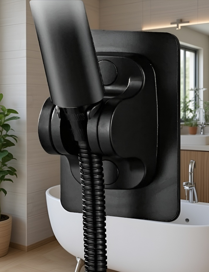 肌に優しい水流を体験する女性