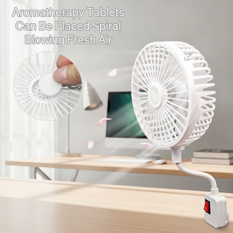 High Power Universal Three-in-One Mini Fan front view