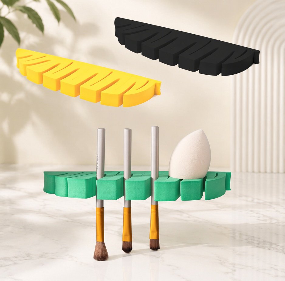 Porte-brosses à dents et pinceaux, nettoyage et séchage, rangement pour salle de bain