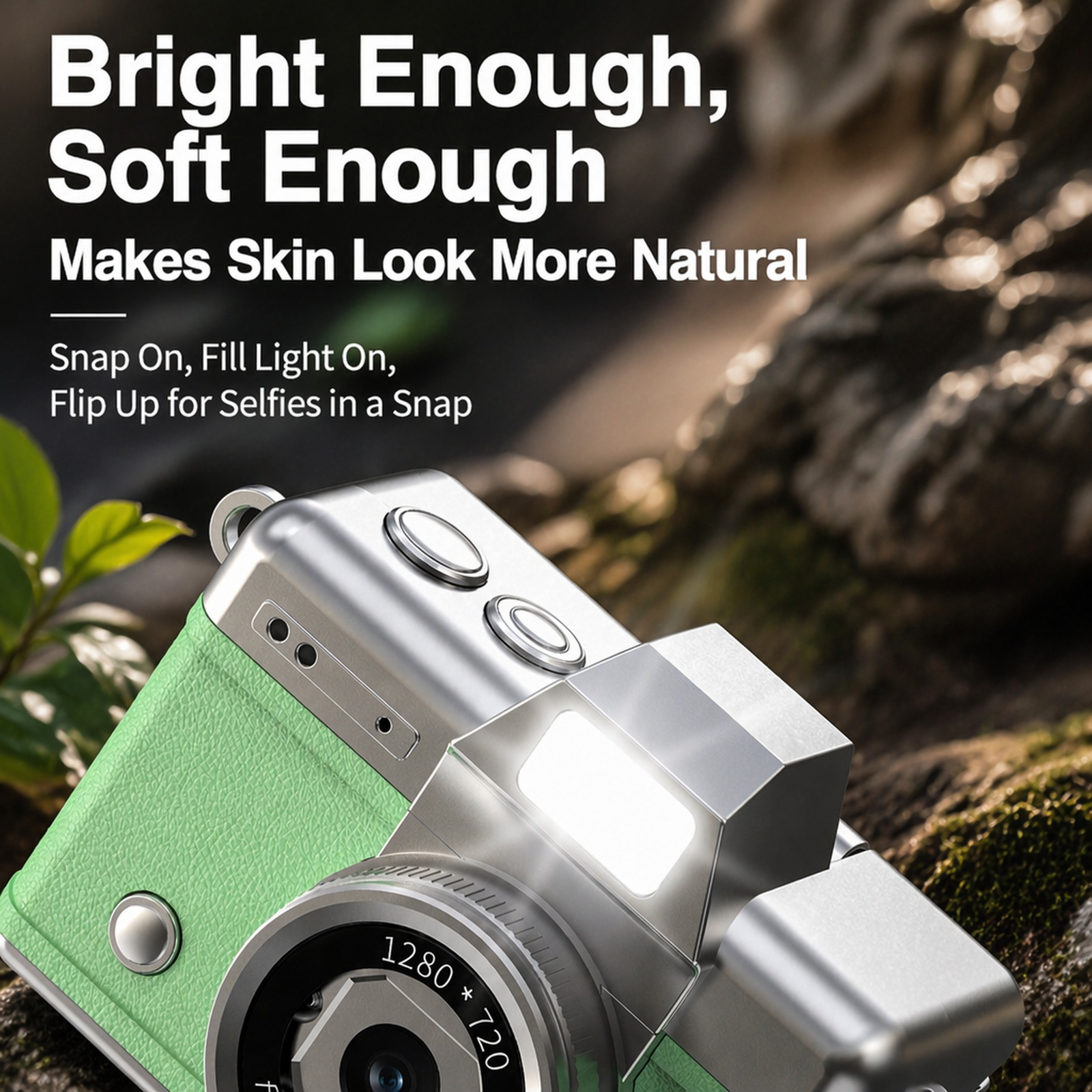 CCD Mini Camera with Thumb Flip Screen, Ideal for Students, Campus Use, Digital Retro CCD High-Defin