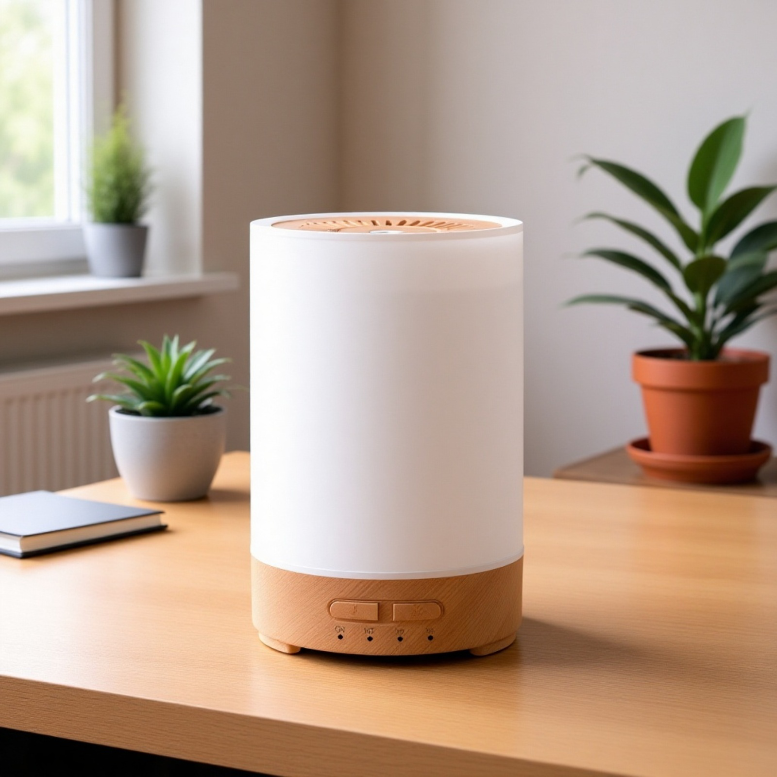 가정용 미니 가습기 무음침실 가습기 컬러 우드 Usb 디퓨저 가습기