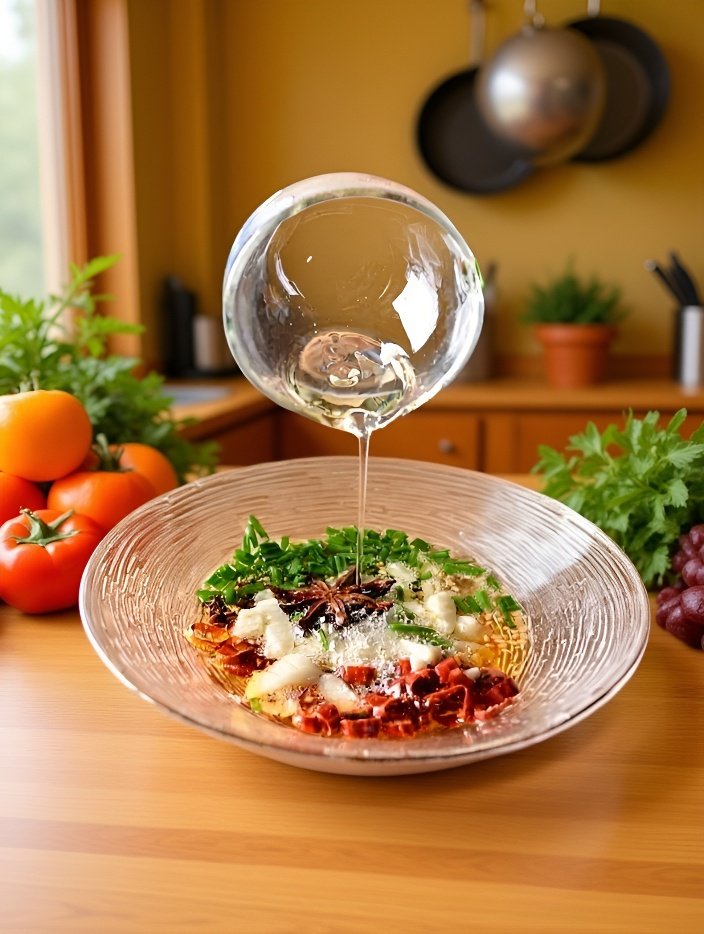 선물용 포장된 내고온 유리 컬러 수저