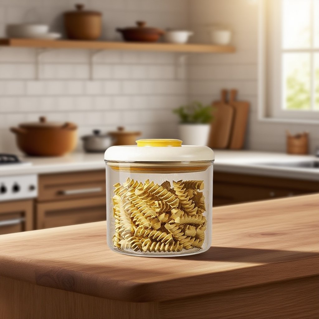 곡물 및 시리얼용 프레스형 밀폐 용기