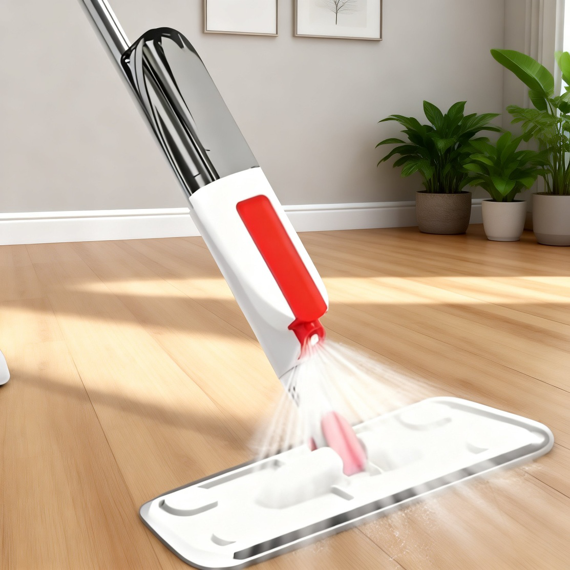 ハンズフリースプレーモップ