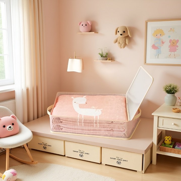 Bolsa organizadora transparente y práctica de usos múltiples