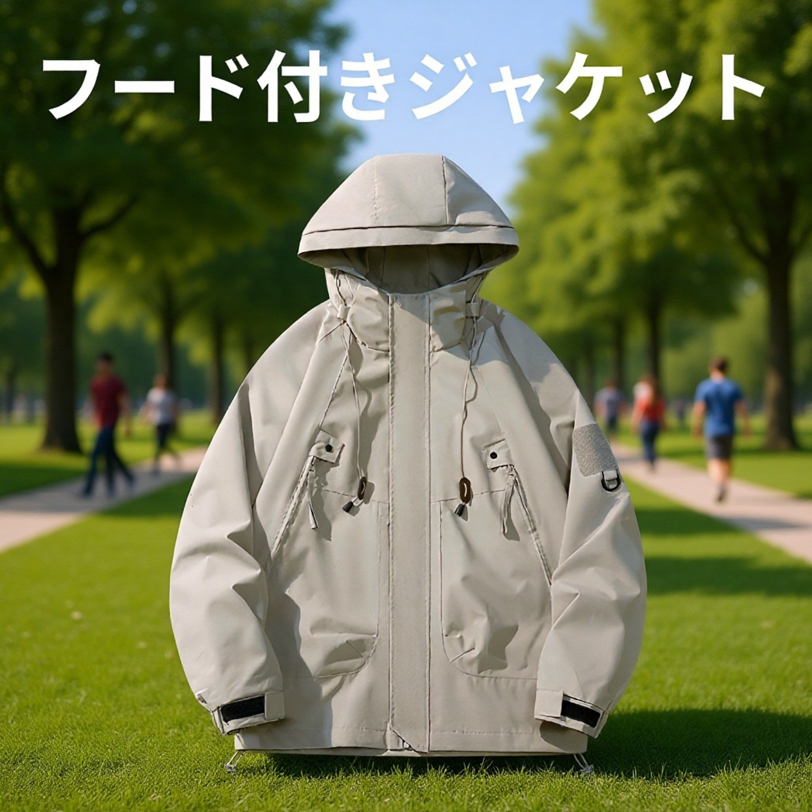 シンプルで万能な防風防雨ジャケット