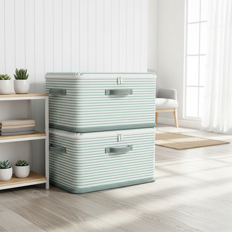 Collapsible Home Storage Box with Password Lock