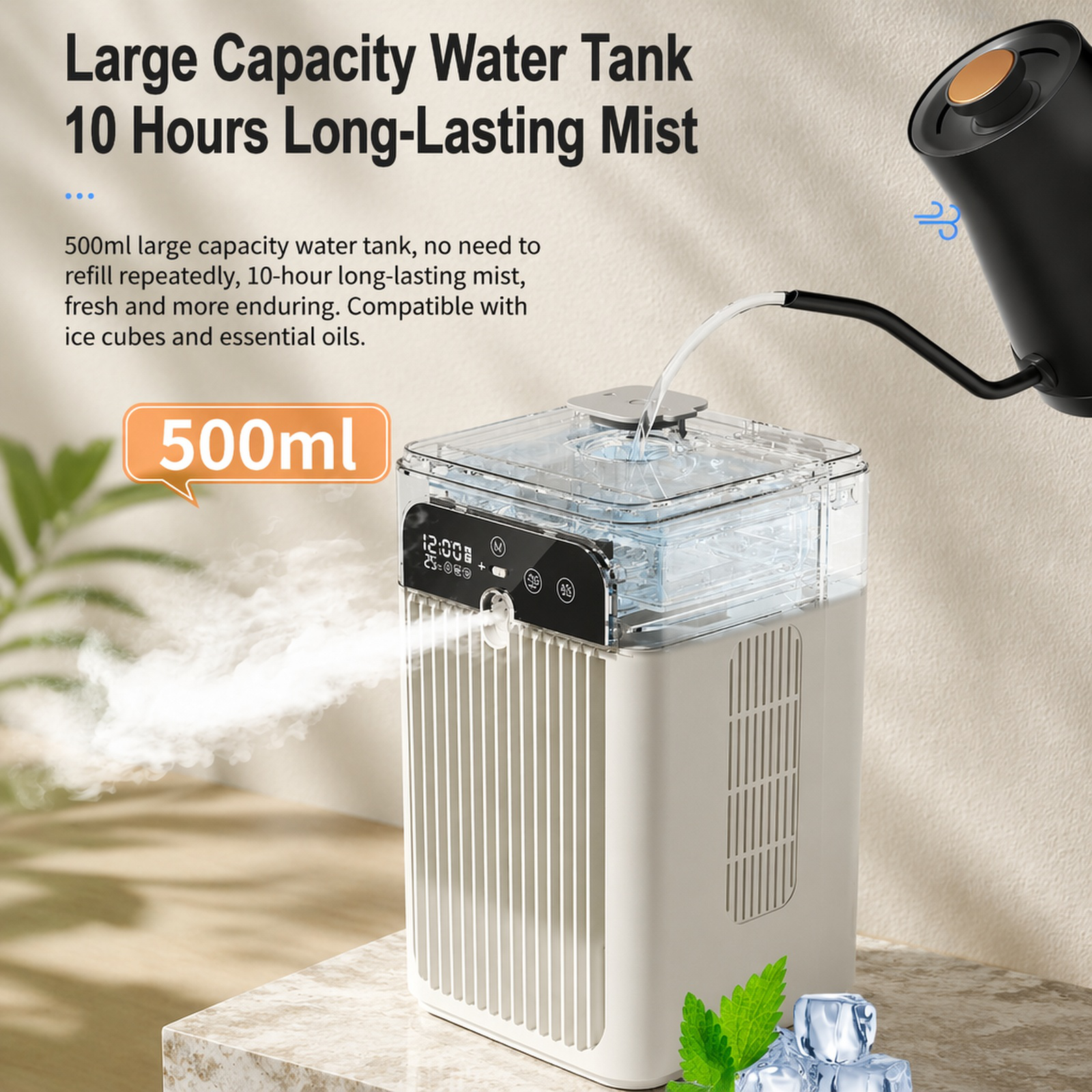Desktop Mist Air Cooler Fan