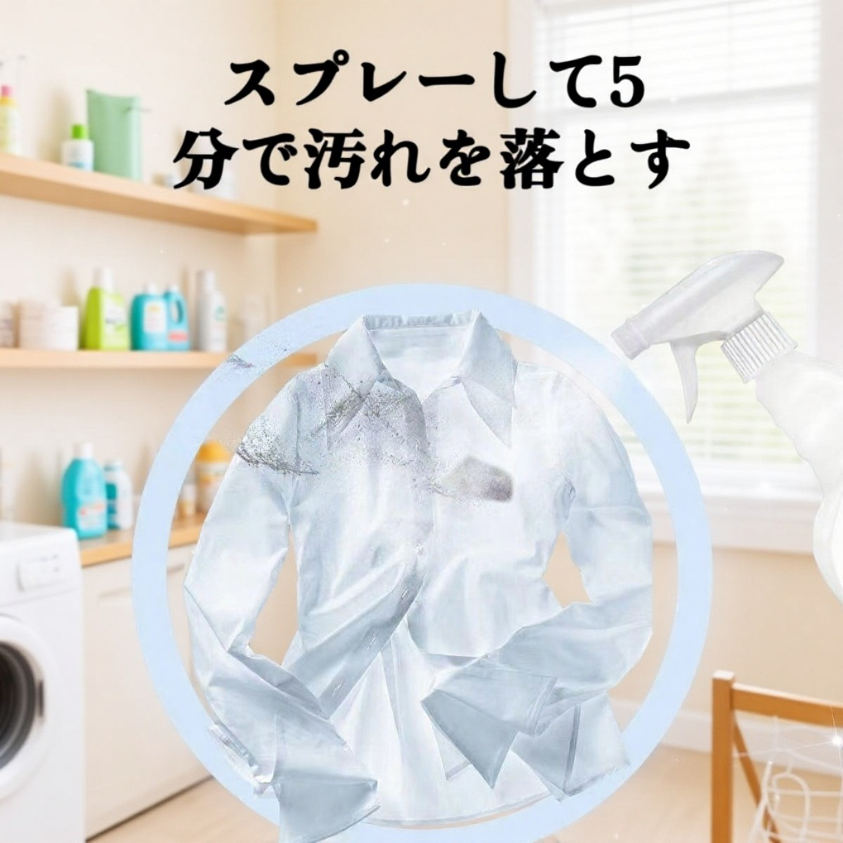 活性酸素衣類浸透しみ抜きスプレー衣類しみ抜き白洗浄液洗濯洗剤