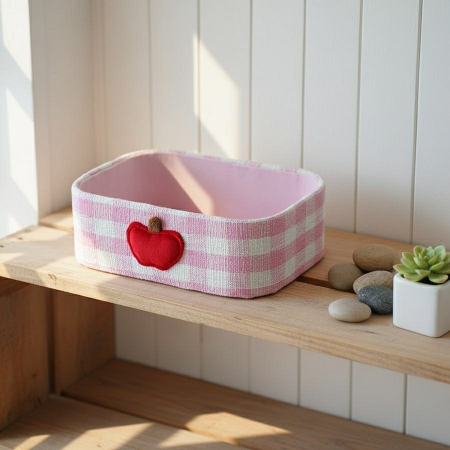 Desktop storage box cute single-layer sundries storage box entrance key perfume mask skin care produ