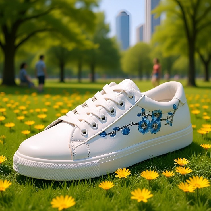 男女兼用 白いスニーカー