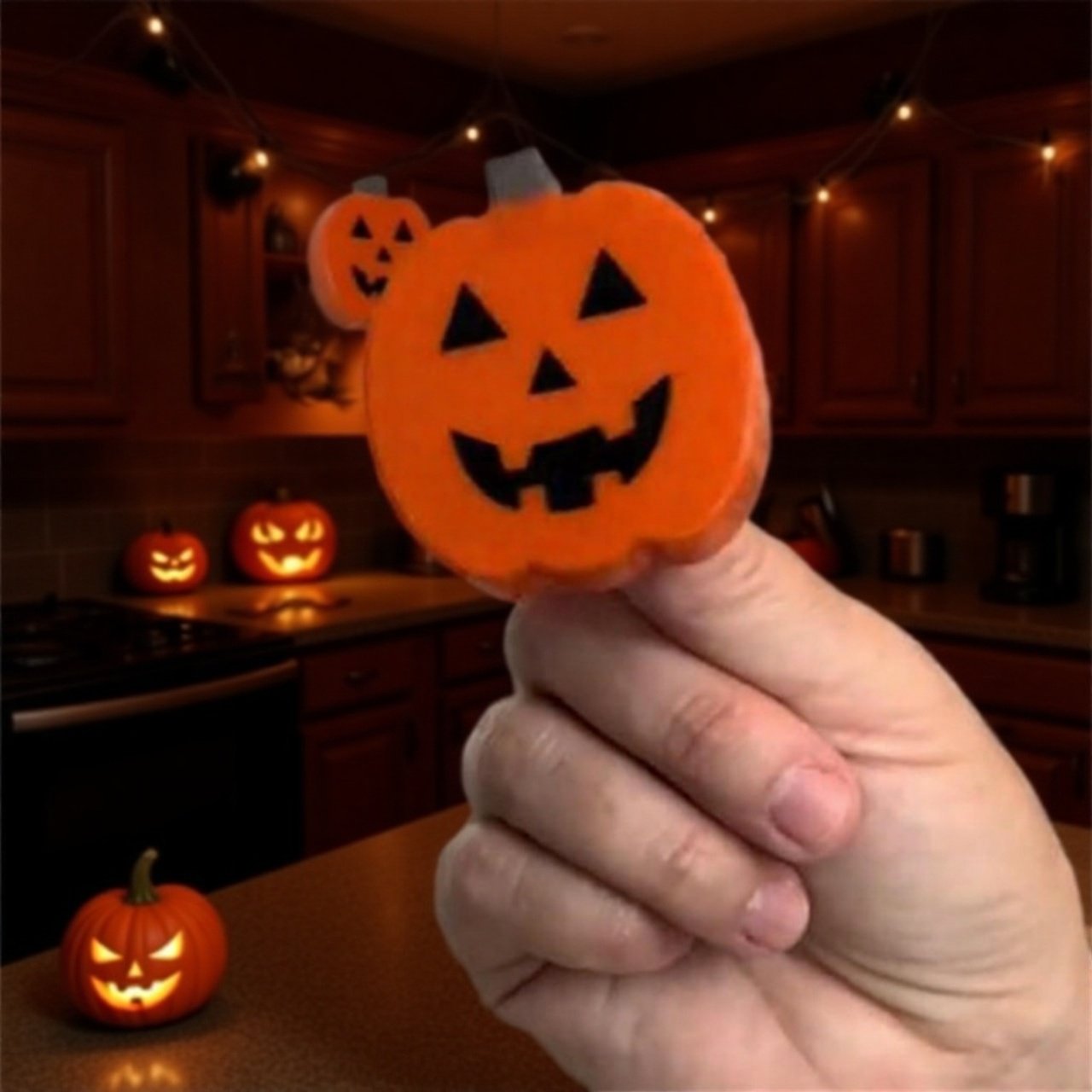 파티 장식에 어울리는 크리스마스 호박 손잡이 보호대