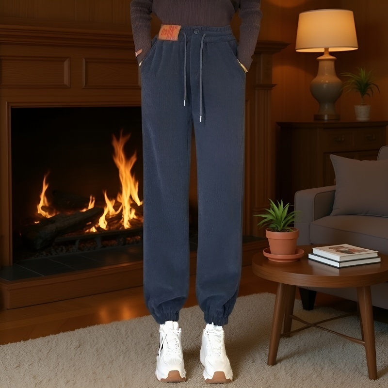 봄 하이웨스트 캐주얼 바지 캐주얼 여성 바지 세트 여성 일자 팬츠 배기 팬츠 코듀로이 팬츠 여성 바지