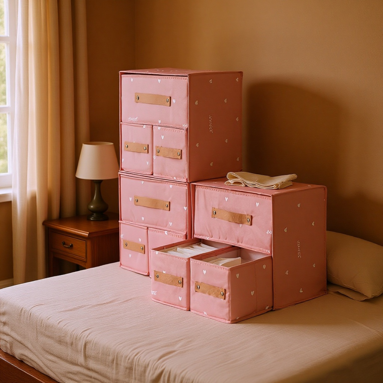 新しい引き出し式衣類収納ボックス収納家庭用バスケットボックス収納ボックス布製ワードローブ収納ボックス衣類大型ボックス