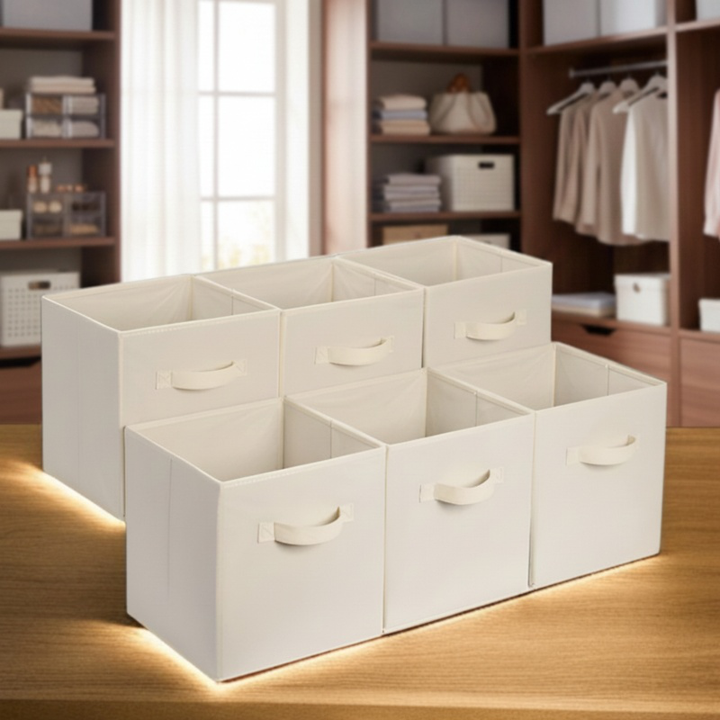 Organisateur de chambre à coucher en tissu
