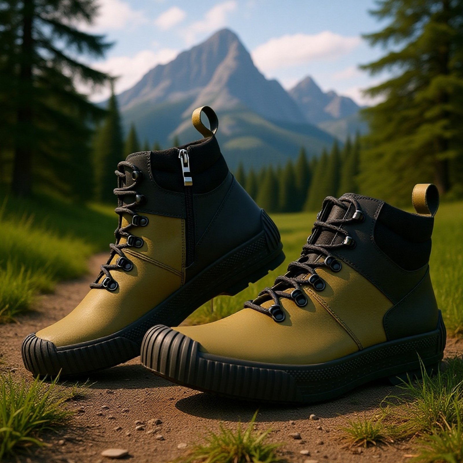 防水性と耐久性に優れたメンズアウトドアハイキングブーツ