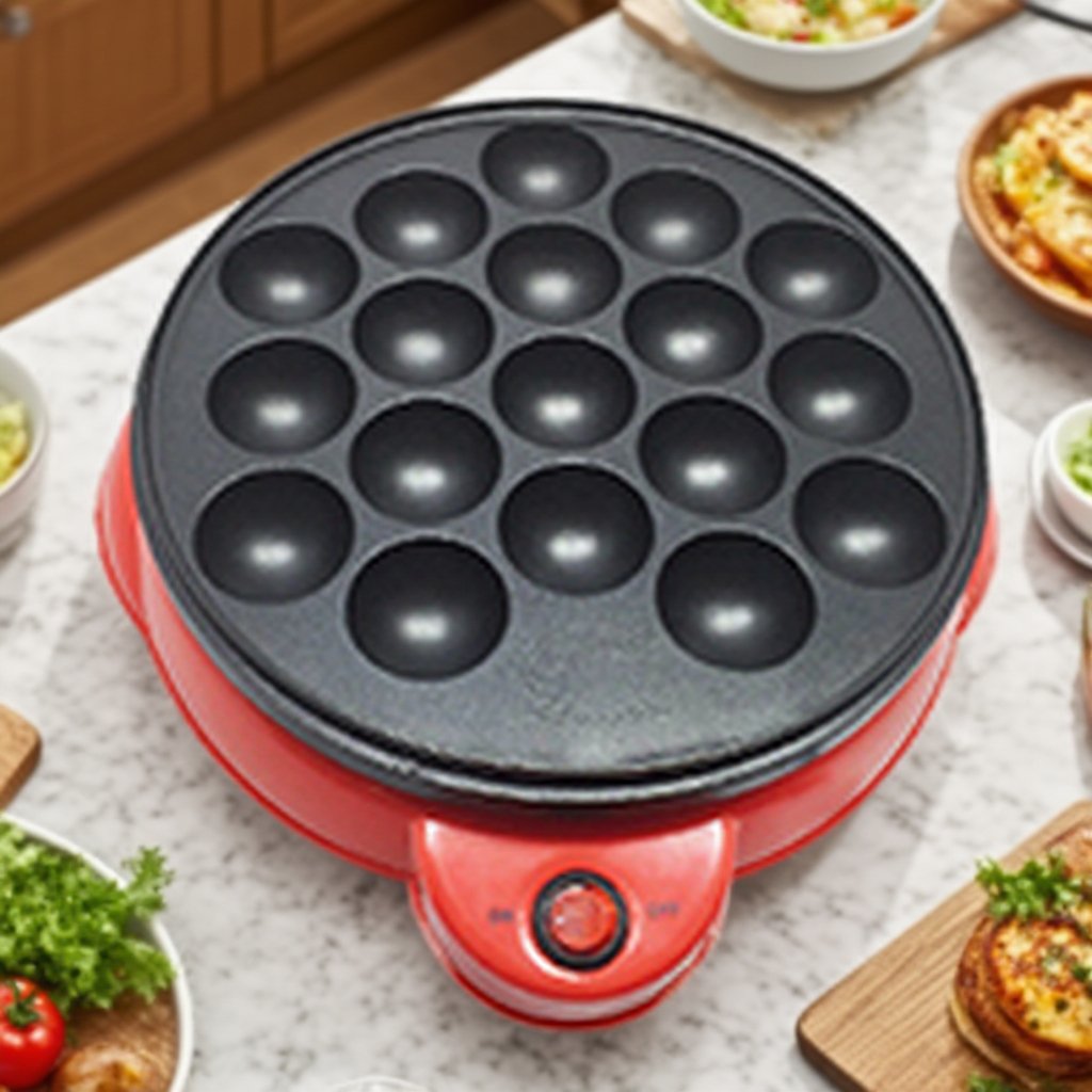 Zařízení na výrobu kuliček z chobotnice – Pečící stroj a příslušenství