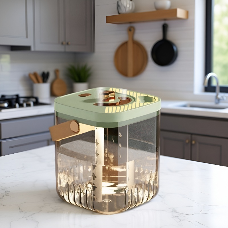 Átlátszó, nagy tartályos párásító LED világítással, finom ködpermettel