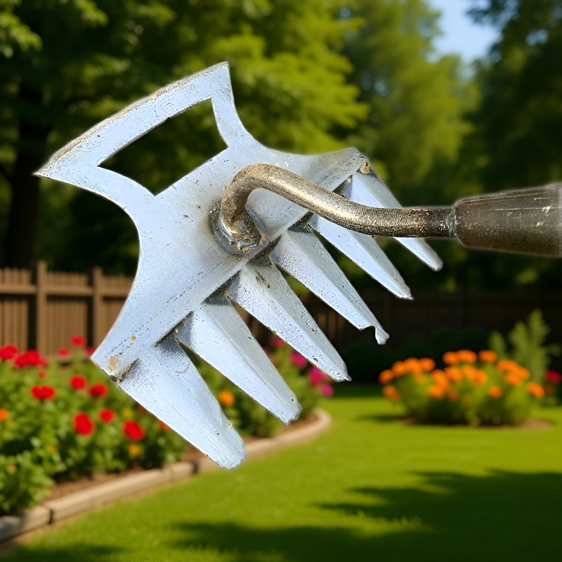 耕作と除草のための新しい尖った鍬