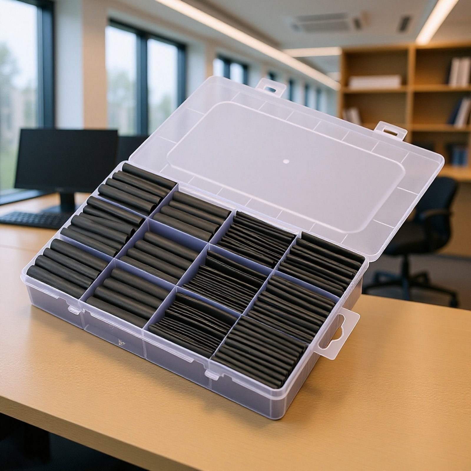 スマホデータケーブル用4倍収縮修復チューブ 電線保護カバー