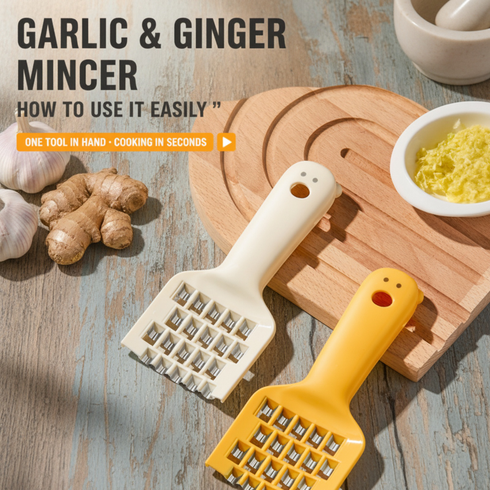 [Original] Multifunctional Vegetable Cutter, Dumpling Chopping Knife, Cute Household Cabbage Shredde
