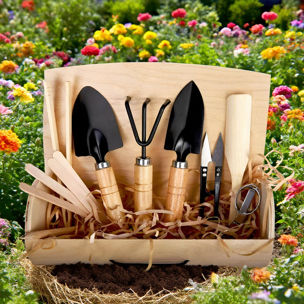 子供用ガーデニングツールキット 家庭用鉢植え花植物セット