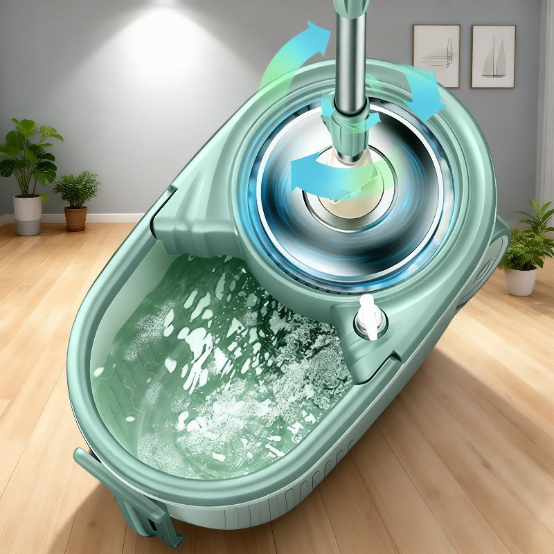 Carro de limpieza doméstica fácil de usar