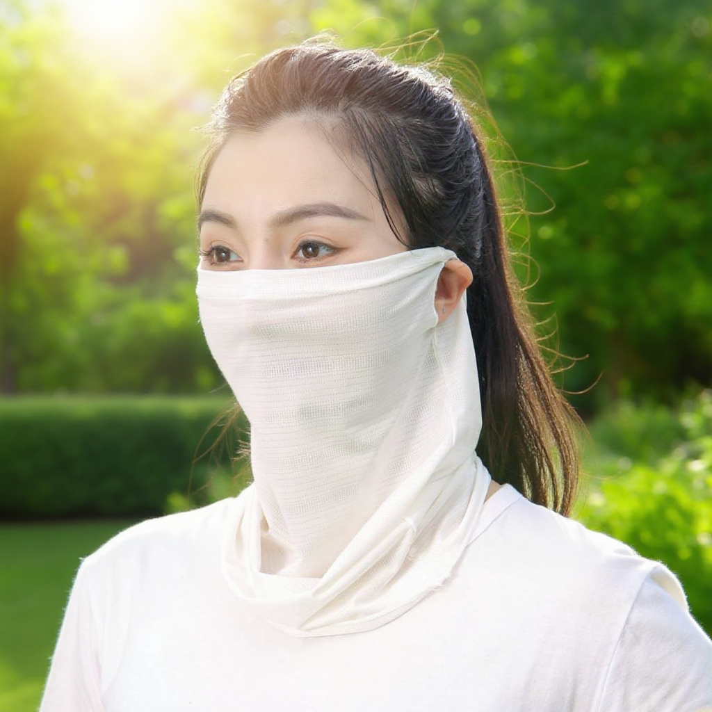 新作日焼け防止マスク・紫外線遮断アイスシルクアームカバー