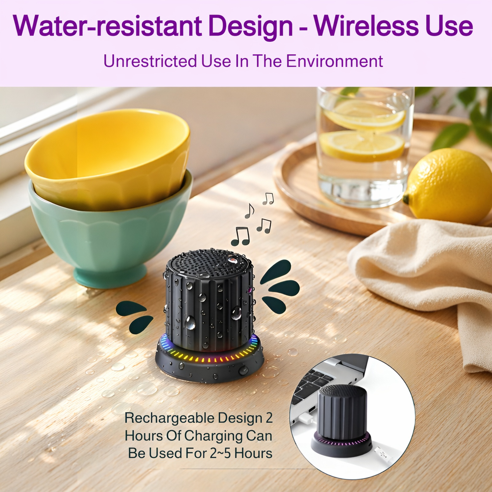 Magnetic Knob Bluetooth Speaker