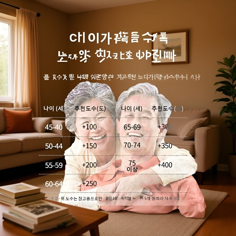 더블 포커스 노안 안경