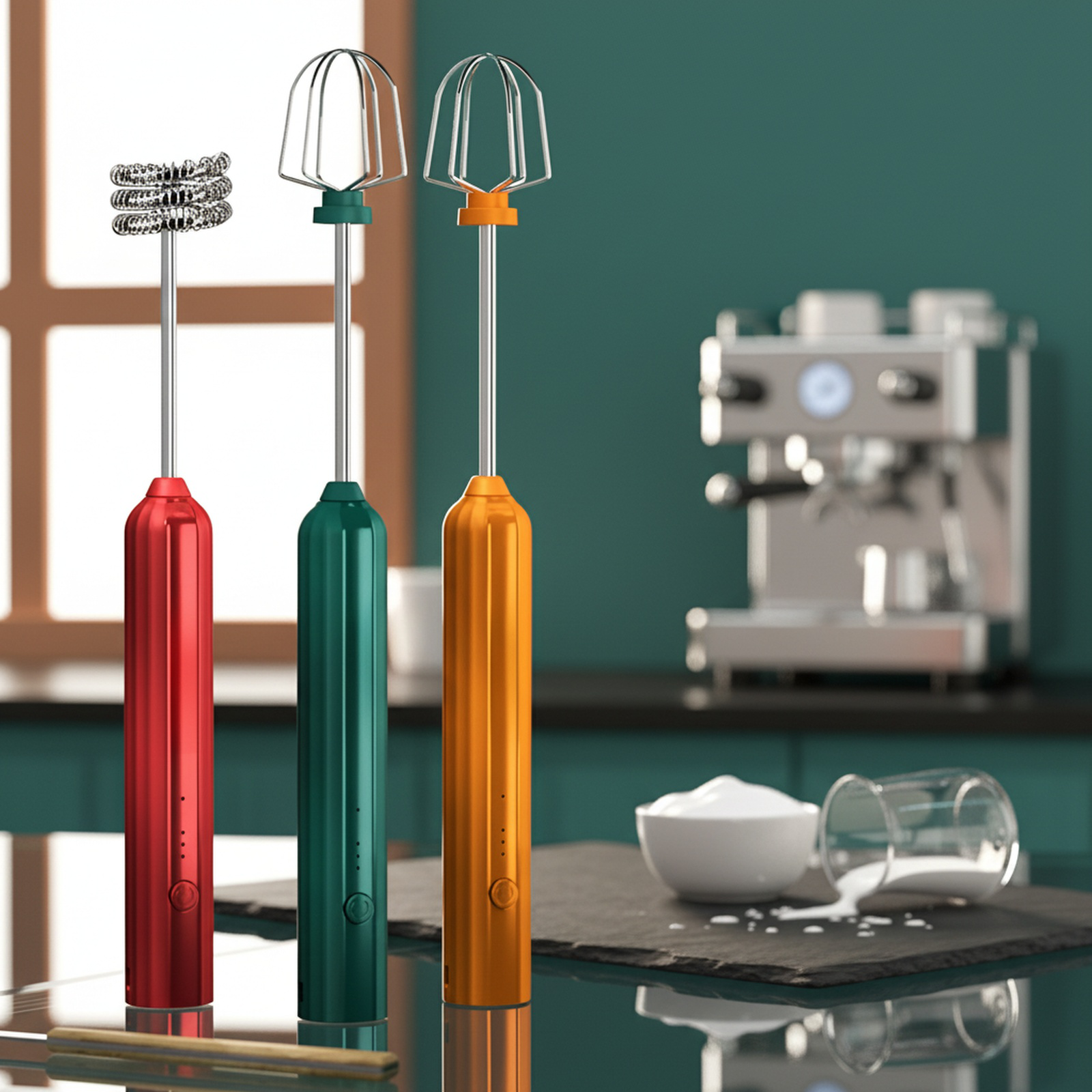 Household Wireless Charging Handheld Egg Beater for Baking