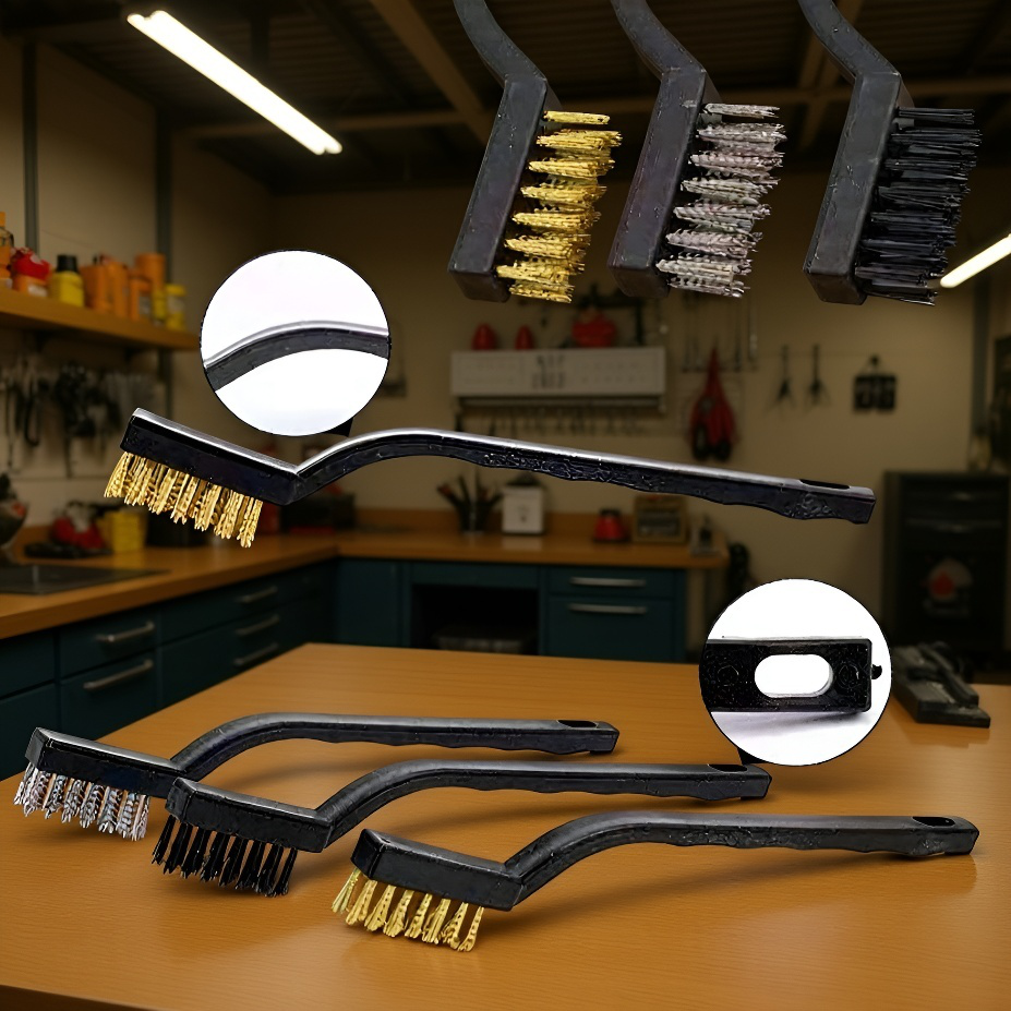 ワイヤーブラシ 車内清掃用具セットの全体画像