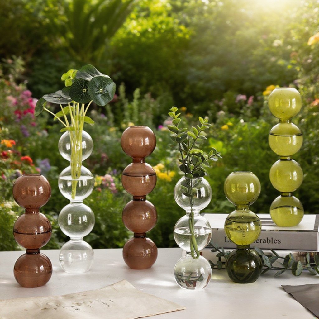 インスタイルバブル花瓶のリビングルーム装飾例