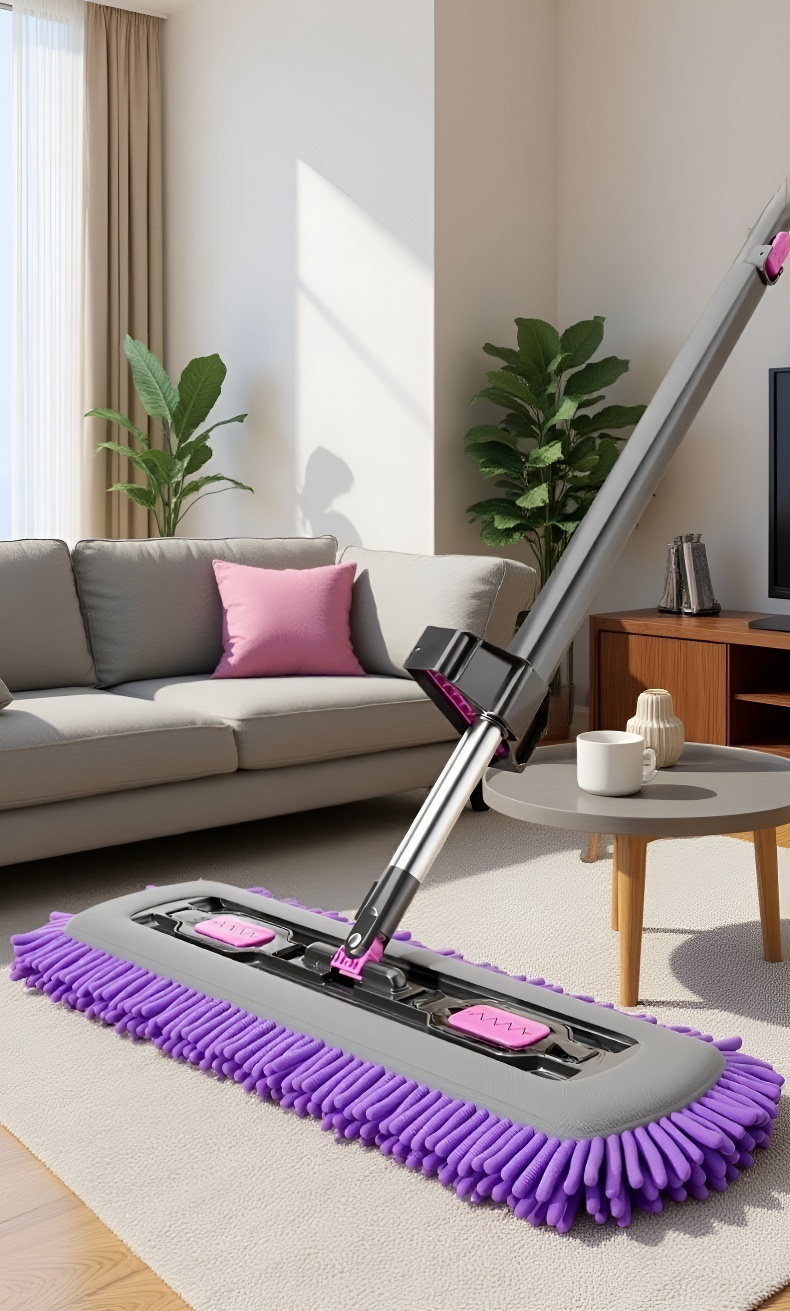 Wet Dry Flat Mop mit großer Saugfähigkeit für alle Böden