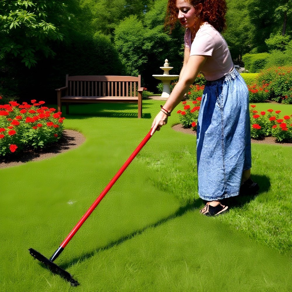 정원용 포크와 삽 세트 근접 사진