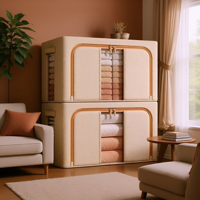 튼튼한 소재의 대용량 보관함 디테일