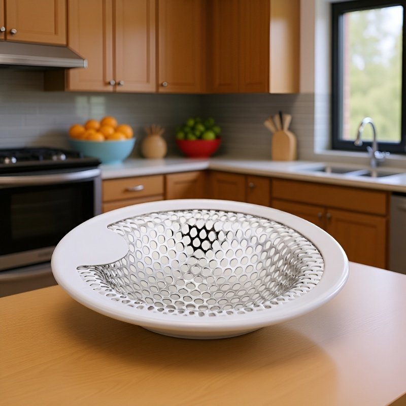 ボウルと洗面器のストレーナー