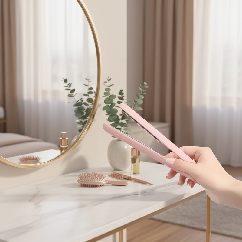 Mini Hair Straightener for Air Bangs