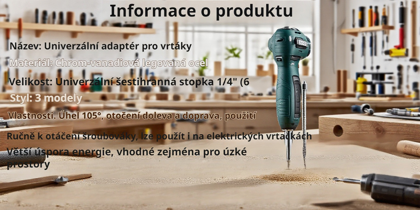 Montáž převodníku směru do úzkého prostoru