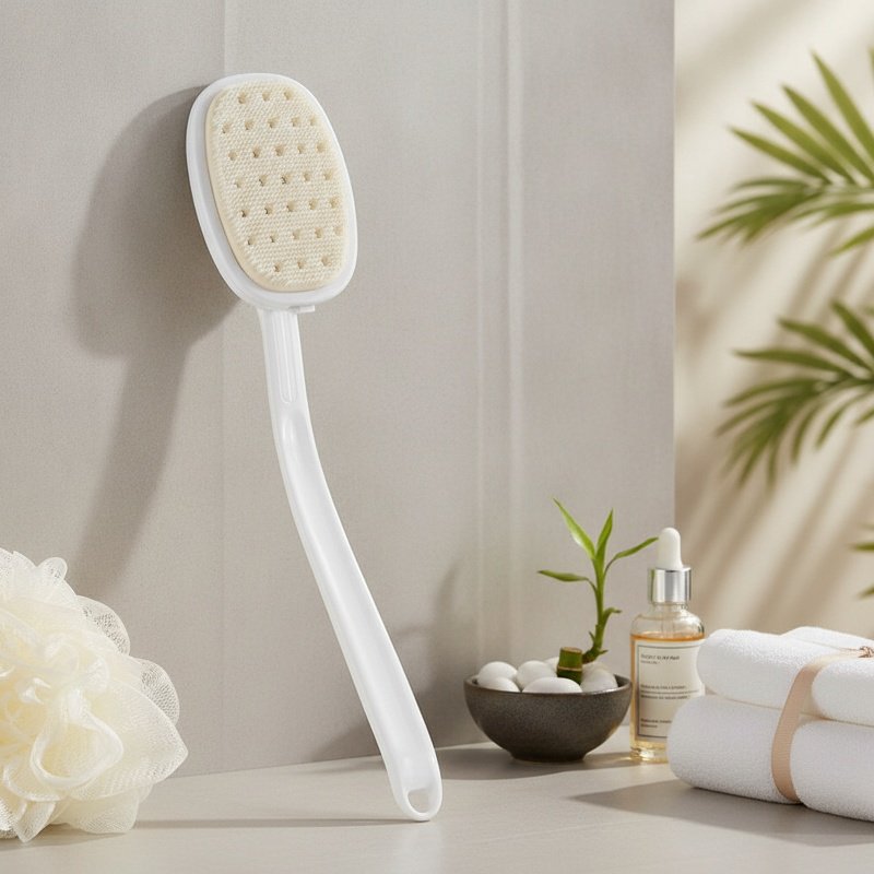 Lazy Person's Foaming Back Brush – Efficient Bath Scrubber